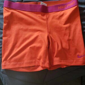 burnt orange Nike pros large